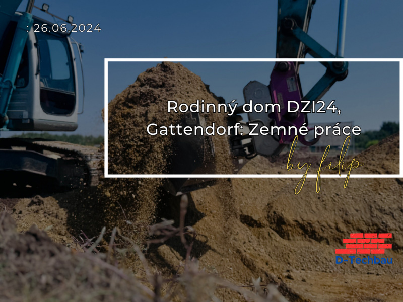 Rodinný dom RD DZI24, Gattendorf: Zemné práce